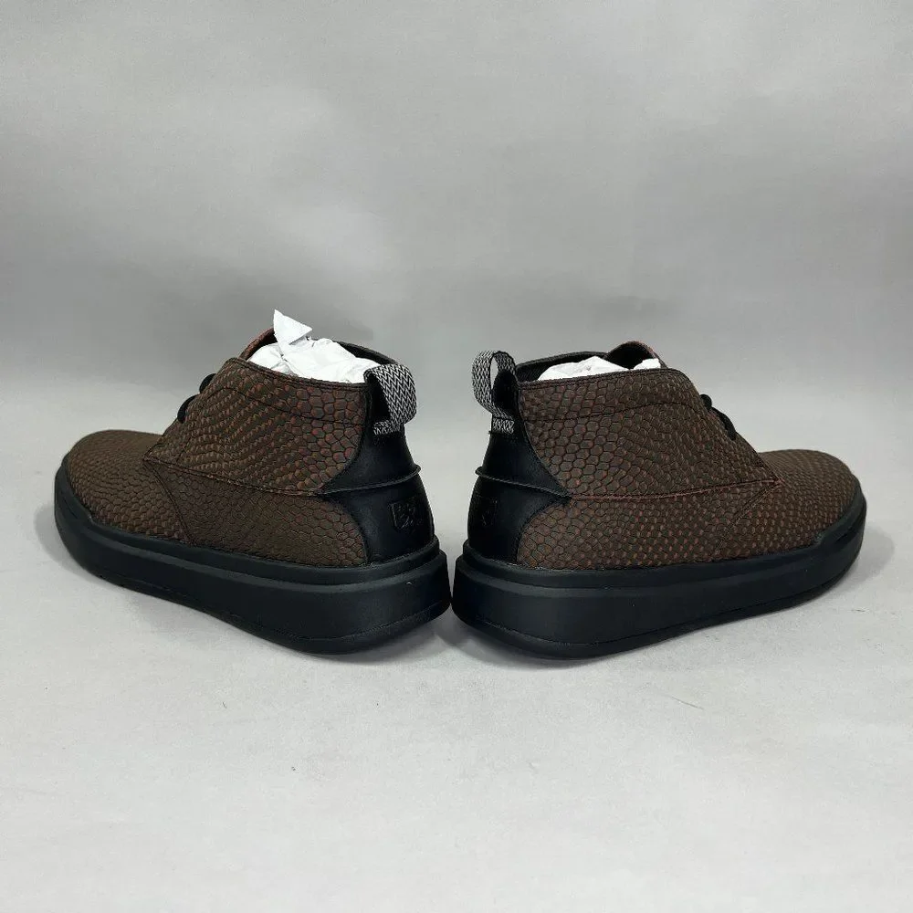 Stacy Adams Cai Chukka Boots Men's Size 7 Brown Leather Plain‎ Toe Casual Shoes